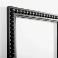 Wall Plaques-Kirkland's Home Wood Beaded 6-Pane Window Wall Plaque Black