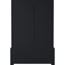 Entryway Furniture-Kirkland's Home Wood Classic Farmhouse Hall Tree Black