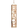 Wall Quotes & Signs-Kirkland's Home Wood Cut-Out Beach Hanging Wall Plaque White/Blue/Brown