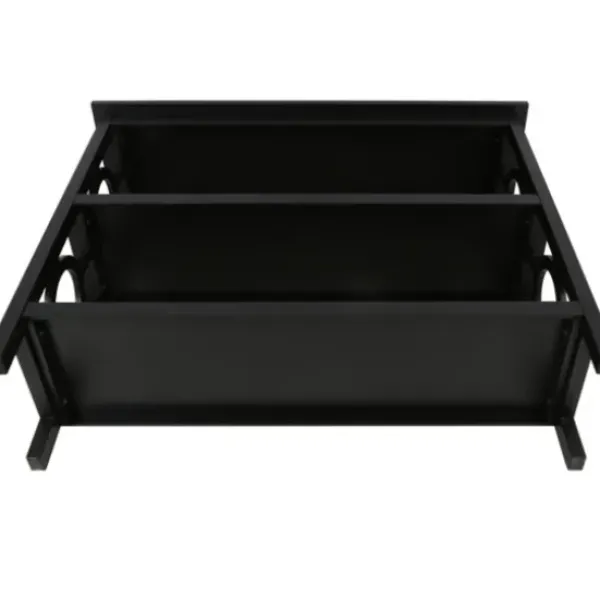 Bookshelves-Kirkland's Home Wood Cut-Out Circles Bookcase Black