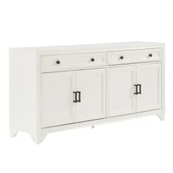 Cabinets & Sideboards-Kirkland's Home Wood 4-Door Sideboard Cabinet White