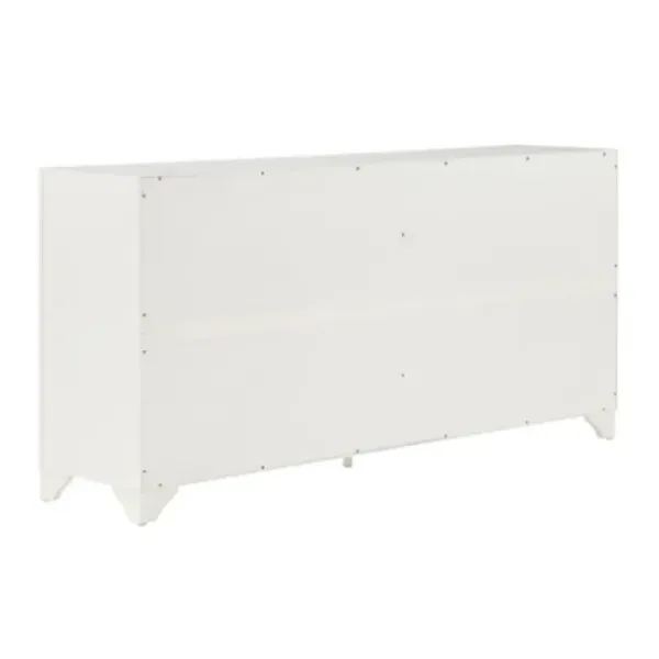 Cabinets & Sideboards-Kirkland's Home Wood 4-Door Sideboard Cabinet White