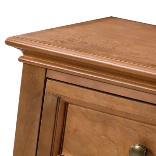 Cabinets & Sideboards-Kirkland's Home Wood 4-Door Sideboard Cabinet Brown