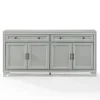 Cabinets & Sideboards-Kirkland's Home Wood 4-Door Sideboard Cabinet Gray