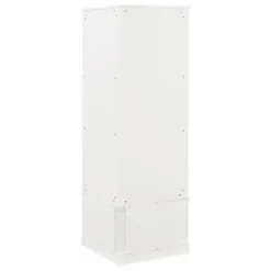Entryway Furniture-Kirkland's Home Wood Drop Door Corner Hall Tree White