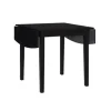 Dining Tables-Kirkland's Home Wood Drop Leaf Dining Table Black