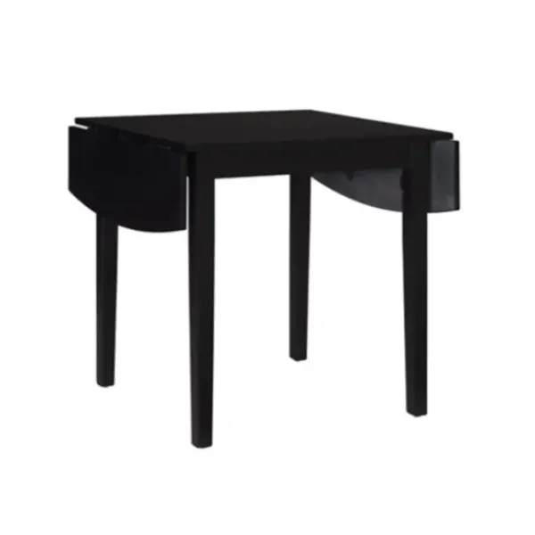 Dining Tables-Kirkland's Home Wood Drop Leaf Dining Table Black