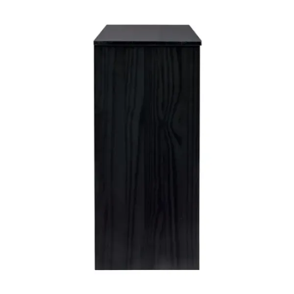 Office Furniture-Kirkland's Home Wood Extendable Desk Black