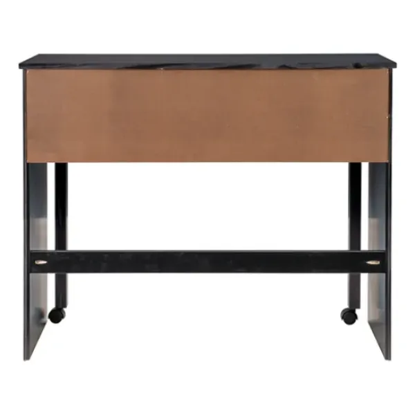 Office Furniture-Kirkland's Home Wood Extendable Desk Black