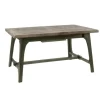 Dining Tables-Kirkland's Home Wood Extendable Dining Table Gray