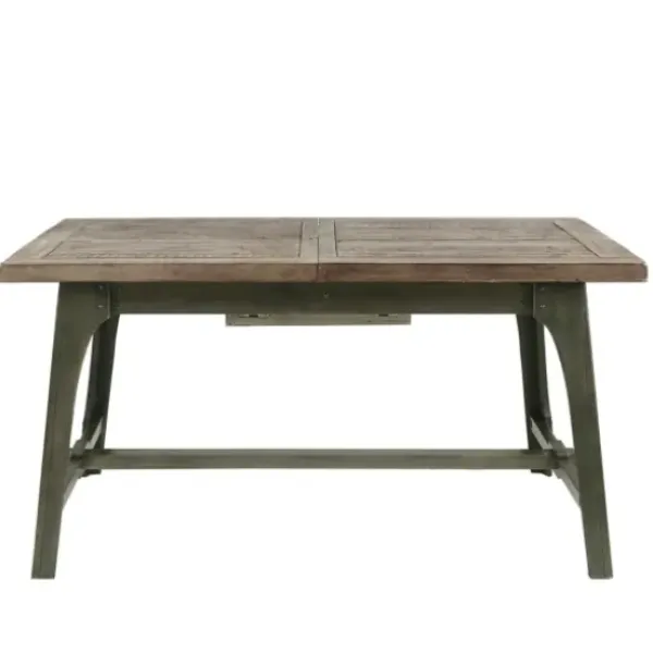 Dining Tables-Kirkland's Home Wood Extendable Dining Table Gray