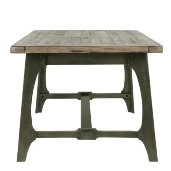 Dining Tables-Kirkland's Home Wood Extendable Dining Table Gray