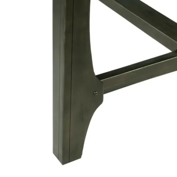 Dining Tables-Kirkland's Home Wood Extendable Dining Table Gray