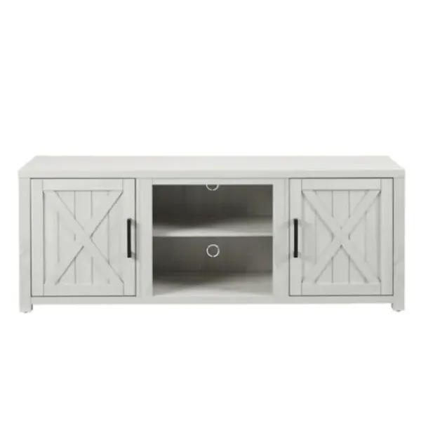 Tv Stands & Media Consoles-Kirkland's Home Wood Farmhouse Media Cabinet White