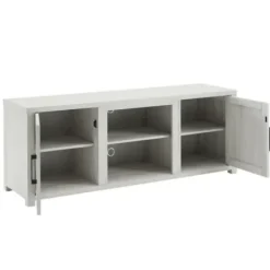 Tv Stands & Media Consoles-Kirkland's Home Wood Farmhouse Media Cabinet White