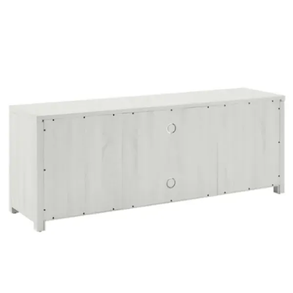 Tv Stands & Media Consoles-Kirkland's Home Wood Farmhouse Media Cabinet White