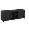 Tv Stands & Media Consoles-Kirkland's Home Wood Farmhouse Media Cabinet Black