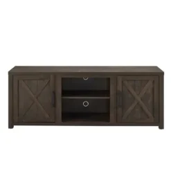 Tv Stands & Media Consoles-Kirkland's Home Wood Farmhouse Media Cabinet Brown