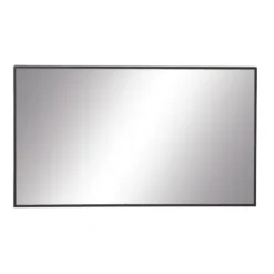 Framed Mirrors-Kirkland's Home Wood Framed Mirror, 24X40 In. Black