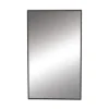 Framed Mirrors-Kirkland's Home Wood Framed Mirror, 18X32 In. Black