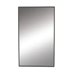 Framed Mirrors-Kirkland's Home Wood Framed Mirror, 18X32 In. Black