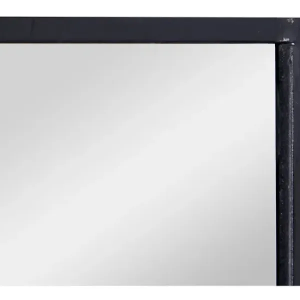 Framed Mirrors-Kirkland's Home Wood Framed Mirror, 18X32 In. Black