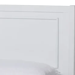 Beds & Headboards-Kirkland's Home Wood Full Platform Bed Frame White