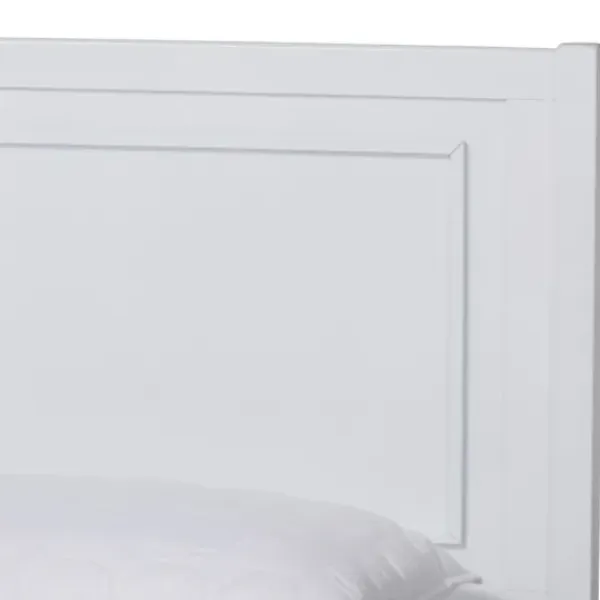 Beds & Headboards-Kirkland's Home Wood Full Platform Bed Frame White