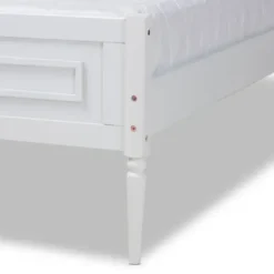 Beds & Headboards-Kirkland's Home Wood Full Platform Bed Frame White