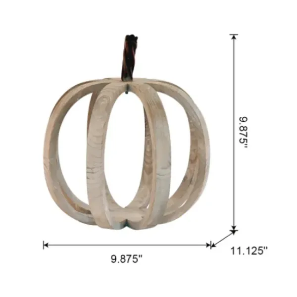 Statues & Figurines-Kirkland's Home Wood Geometric Chain Sculptures, Set Of 3 White