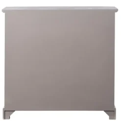 Cabinets & Sideboards-Kirkland's Home Wood Glass Arched Doors Cabinet Gray