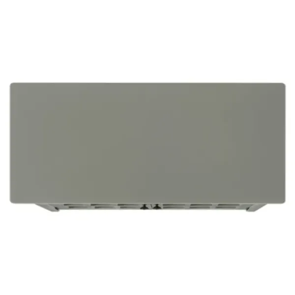 Cabinets & Sideboards-Kirkland's Home Wood Grid 2-Door Accent Cabinet Gray