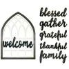 Wall Quotes & Signs-Kirkland's Home Wood Interchangeable Arch Wall Plaque White