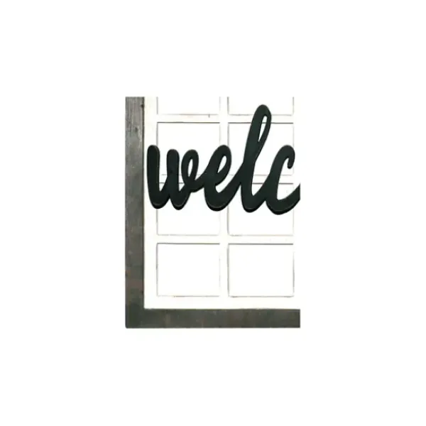 Wall Quotes & Signs-Kirkland's Home Wood Interchangeable Arch Wall Plaque White