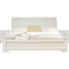 Beds & Headboards-Kirkland's Home Wood King Platform Bed And 2-Nightstand Set White