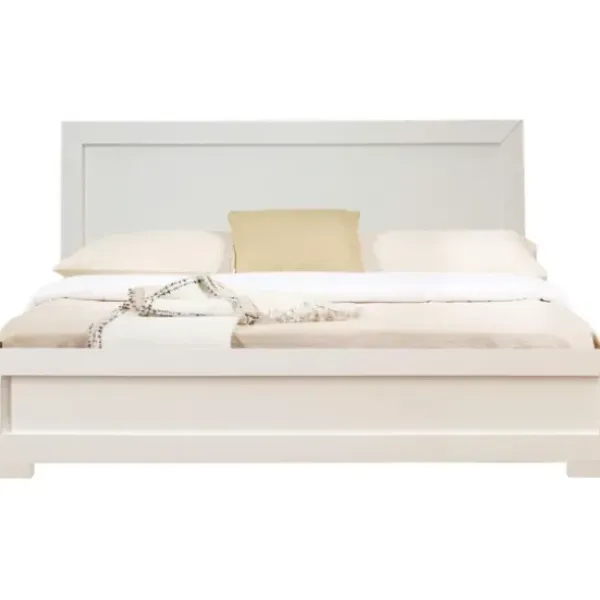 Beds & Headboards-Kirkland's Home Wood King Platform Bed And 2-Nightstand Set White