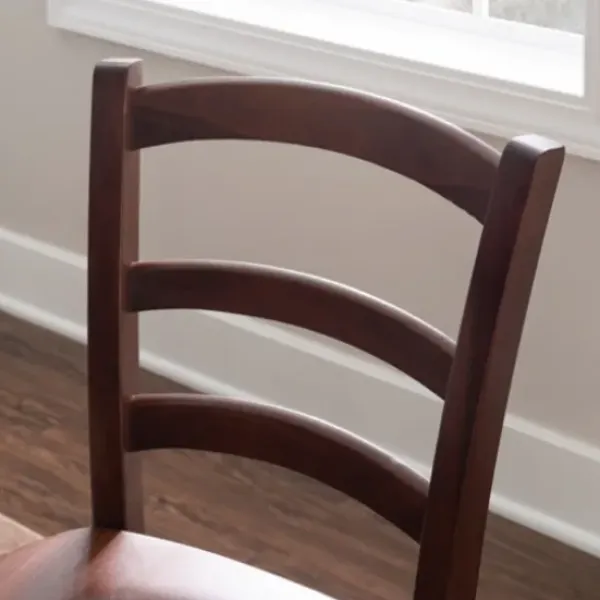 Dining Chairs-Kirkland's Home Wood Ladderback Dining Chairs, Set Of 2 Brown