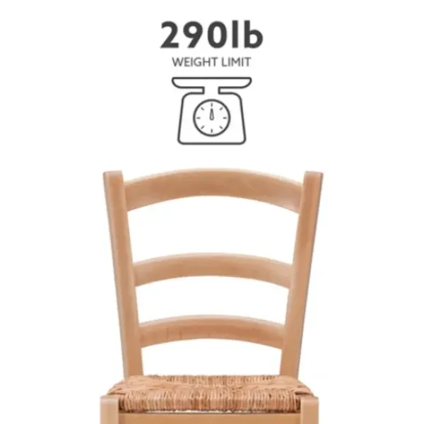Dining Chairs-Kirkland's Home Wood Ladderback Dining Chairs, Set Of 2 Tan