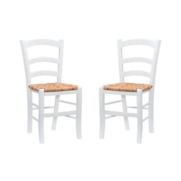 Dining Chairs-Kirkland's Home Wood Ladderback Dining Chairs, Set Of 2 White