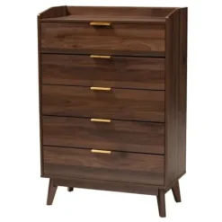 Dressers & Chests-Kirkland's Home Wood Modern 3-Pc. Dresser Set Brown