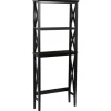 Bathroom Furniture-Kirkland's Home Wood Over-Toilet 3-Tier Shelf Black