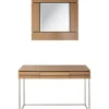 Console Tables-Kirkland's Home Wood 2-Pc. Console Table And Mirror Set Brown