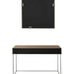 Console Tables-Kirkland's Home Wood 2-Pc. Console Table And Mirror Set Brown