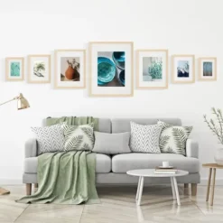 Gallery Wall Frames-Kirkland's Home Wood 7-Pc. Gallery Wall Picture Frame Set Ivory
