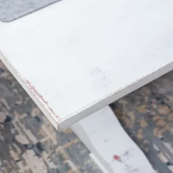 Dining Tables-Kirkland's Home Wood Pedestal Dining Table White