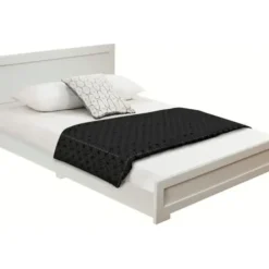 Beds & Headboards-Kirkland's Home Wood Queen Platform Bed And 2-Nightstand Set White
