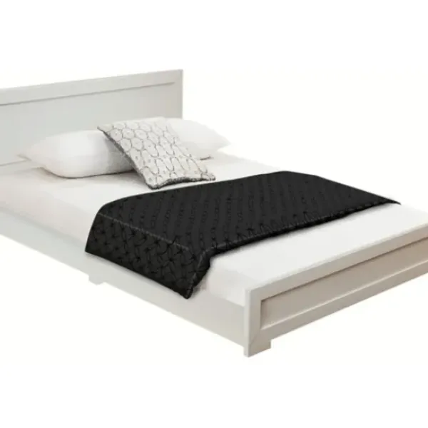 Beds & Headboards-Kirkland's Home Wood Queen Platform Bed And 2-Nightstand Set White