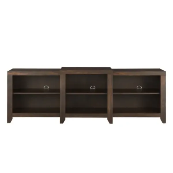 Tv Stands & Media Consoles-Kirkland's Home Wood 6-Shelf Media Cabinet Brown