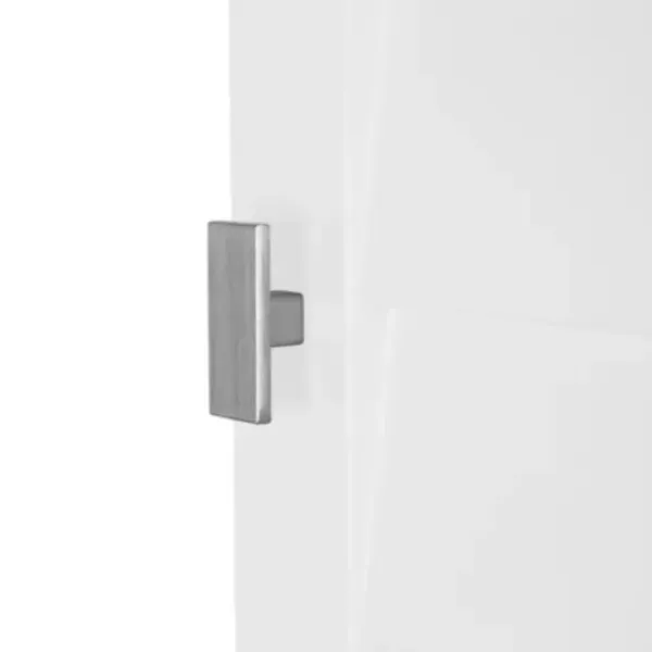 Bathroom Furniture-Kirkland's Home Wood Shutter 2-Door Cabinet White