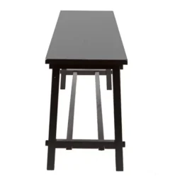 Benches & Ottomans-Kirkland's Home Wood Simple Farmhouse Bench Black